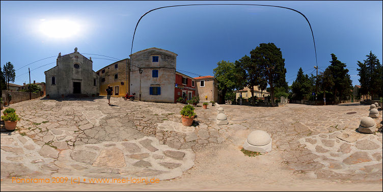 Panorama des Hafens von Veli Losinj auf der Insel Losinj