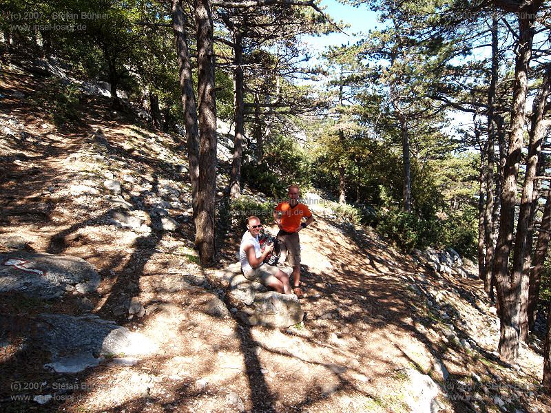 der Gebirgszug des Osorscica bei Nerezine / Osor auf der Insel Losinj