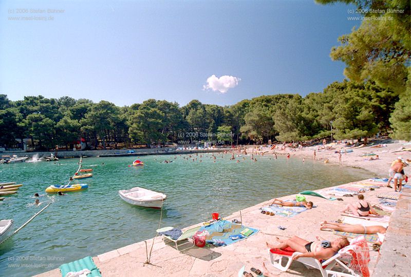 klassische Villa in der Cikat Bucht bei Mali Losinj, erbaut Anfang des 19. Jahrhunderts