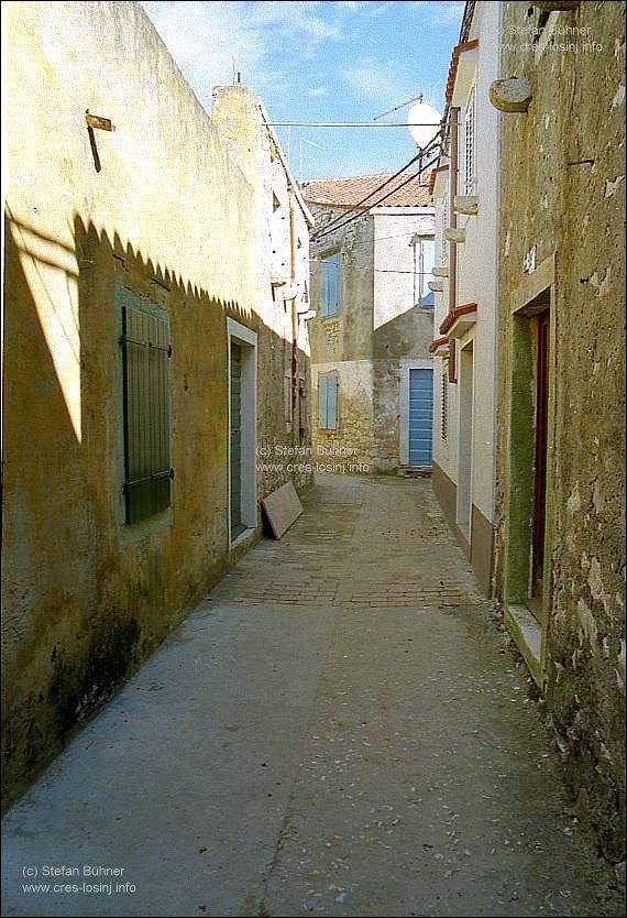 in den Gassen von Susak